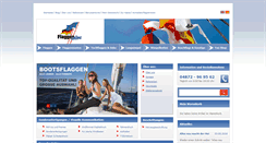 Desktop Screenshot of flaggen-online.de